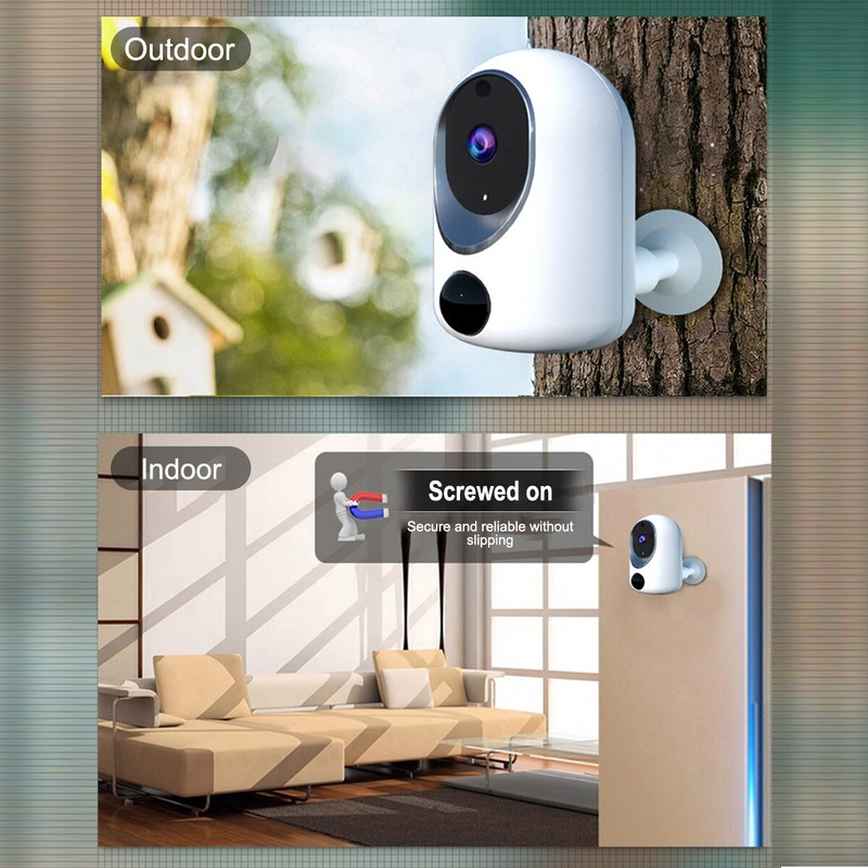 Wireless PIR Motion Night Vision Camcorder Home Security Cam 2K Wifi Camera 4MP gallery