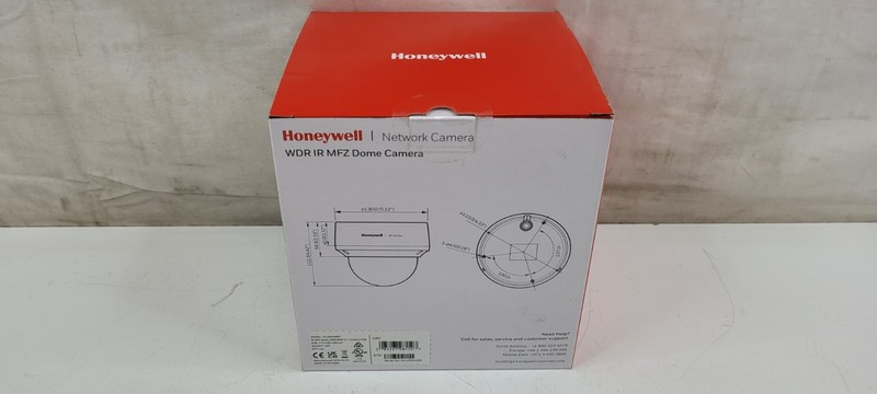 Honeywell HC35W48R2 35 Series 8MP IR MFZ WDR IP Dome Camera - White NEW SEALED gallery