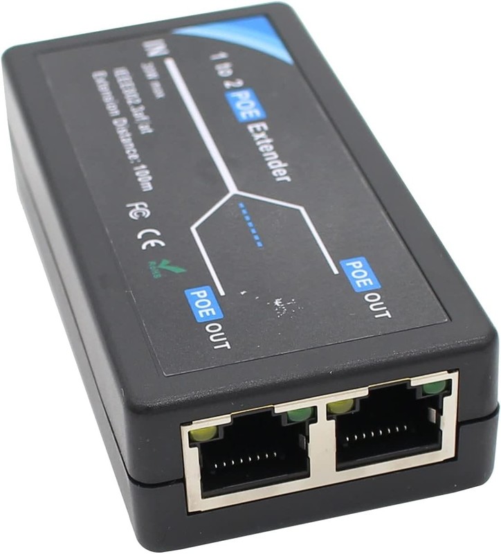PoE Splitter Switch 2 Port 1 In 2 Out 100M gallery