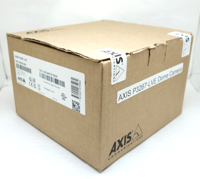 New AXIS Communications P3267-LVE 02330-001 5MP IP Outdoor Vandal Network Camera gallery