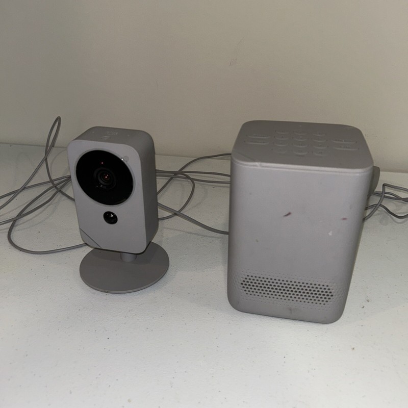 Blue By ADT Wireless Smart Home Hub Security System & Indoor Camera Pearl Grey