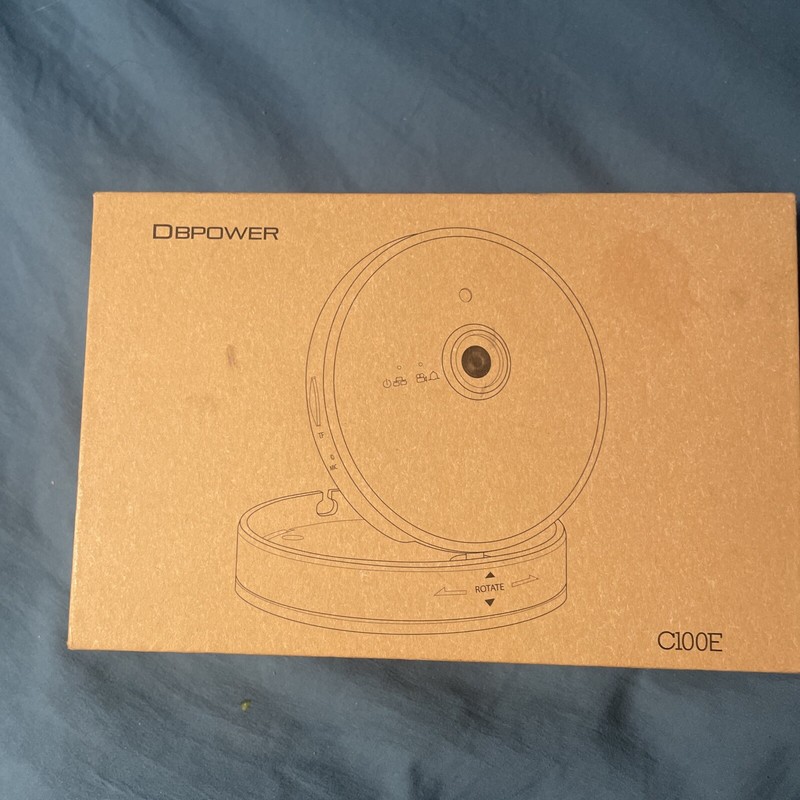 DBPOWER C100E WiFi Home Surveillance IP Camera two way audio chatting MICROPHONE