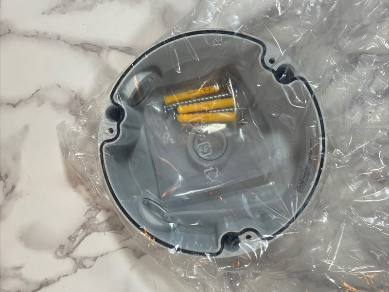Hanwha Techwin Waterproof Dome Back Box with knockouts, SBV-136B gallery