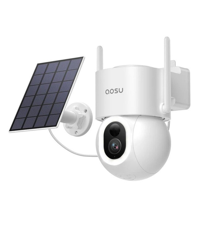 AOSU Security Cameras Wireless Outdoor, 3K/5MP Solar Powered Cameras for Home gallery