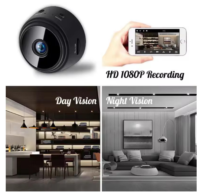 Mini Wireless Record Camera WiFi IP Home Security DVR Night Vision HD USB 1080P gallery