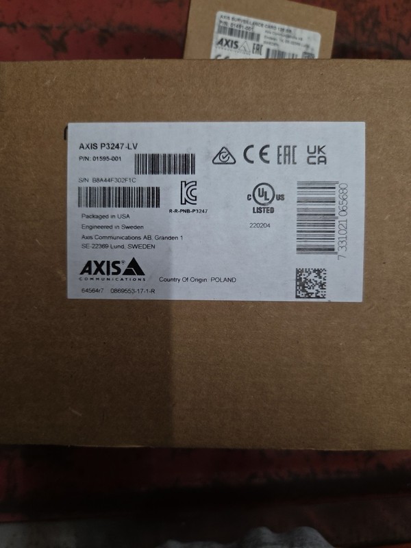 5 NIB Axis Communications P3247-LV Security Cameras & 5 128GB SD Memory Cards gallery