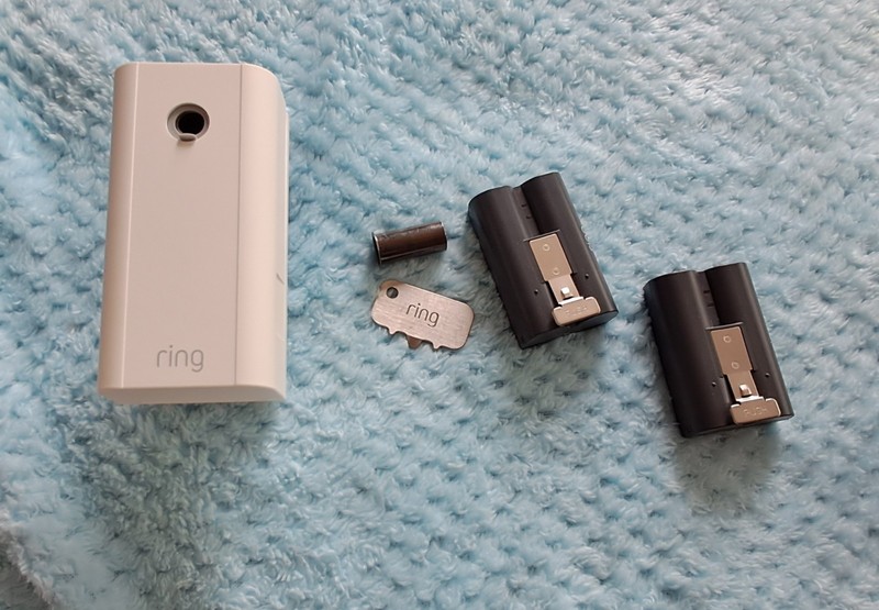Ring Peephole Cam Door View Camera Video Doorbell + 2 Batteries Tested Works gallery