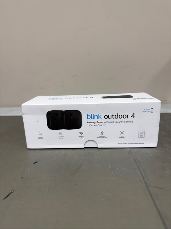 Outdoor 4 (4th Gen) Wireless Outdoor Smart Home Security Camera System with 2 1