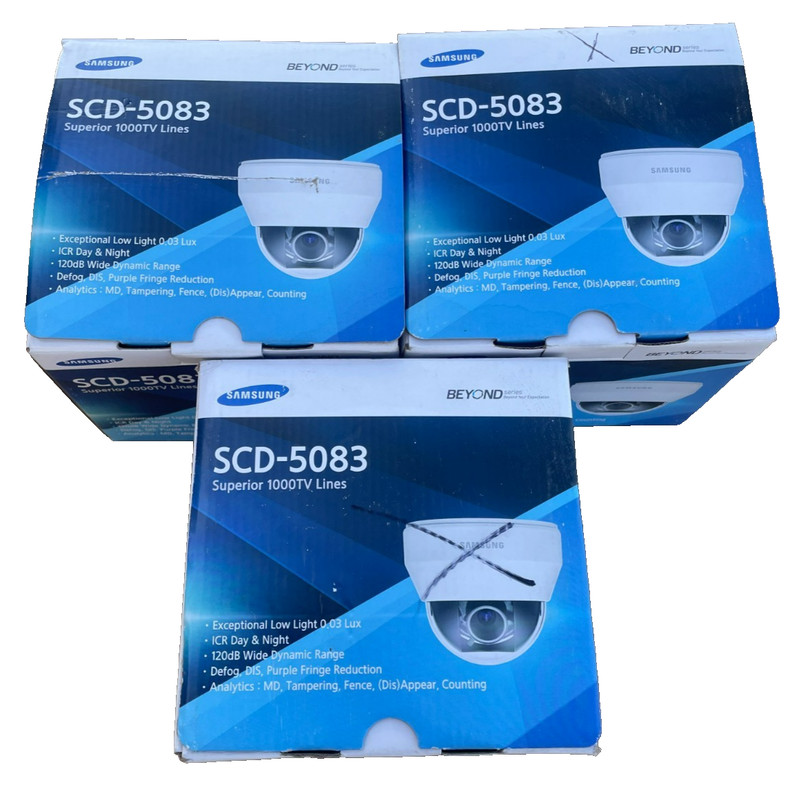 Samsung Dome Camera, AC 24V/60Hz/ 3.5W-SID-462WN (Lot of 3) gallery
