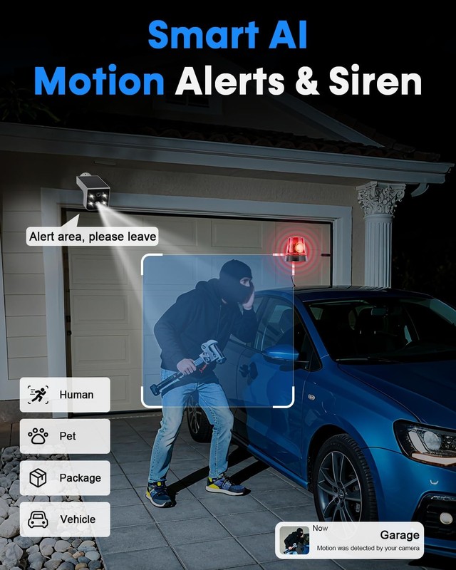 2K Camara De Seguridad 2.4G WIFI Inalambrica Con Panel Solar Para Casa Exterior gallery