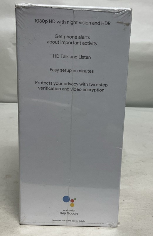 Google Nest Cam Indoor Wired Smart Security Camera Snow GA01998-US New Sealed gallery
