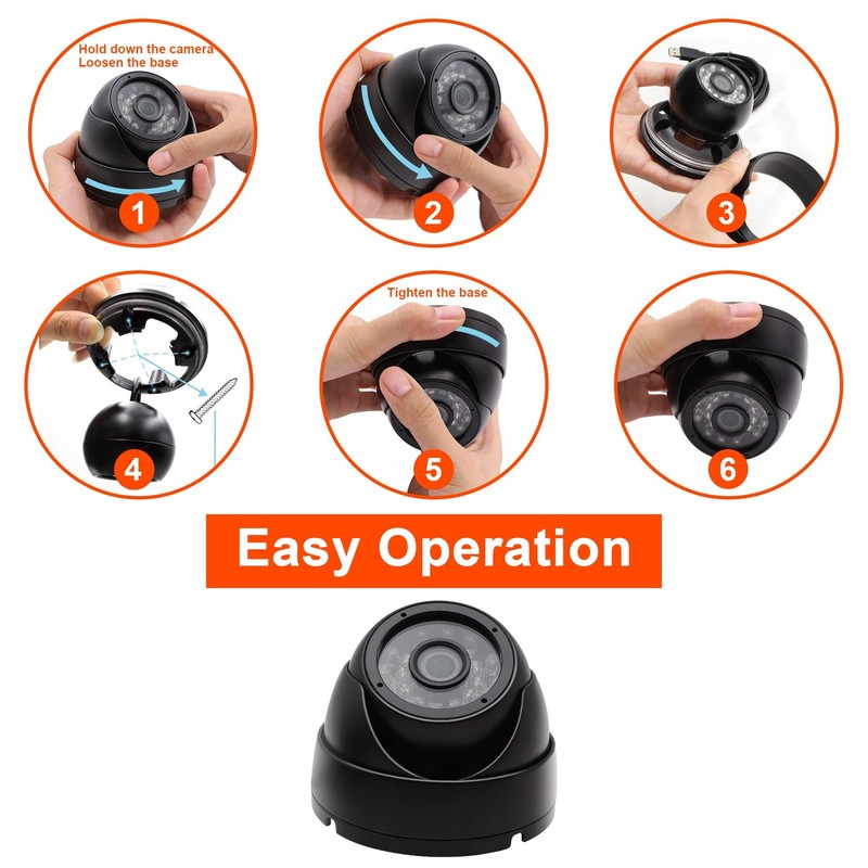 USB Dome Camera 720P 30FPS Waterproof Night Vision Camera with IR Cut & IR LE... gallery