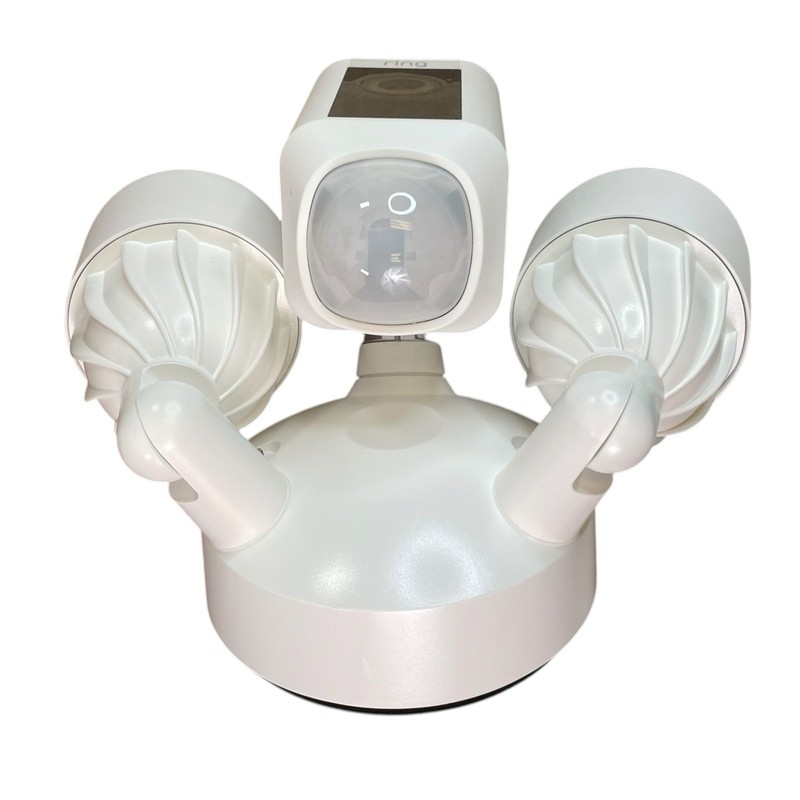 Open Box Ring Floodlight Cam Wired Plus (White) 1080p Outdoor Motion Camera gallery