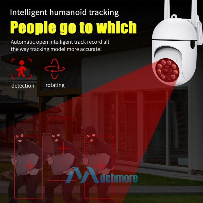 Solar Battery Powered Wifi Outdoor Pan/Tilt Home IR Security Video Camera System gallery