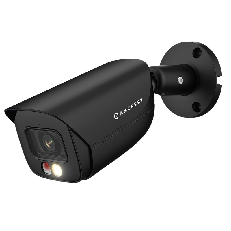5MP IP PoE AI Camera w/ 49ft Color Night Vision, Security Outdoor Bullet Camera,