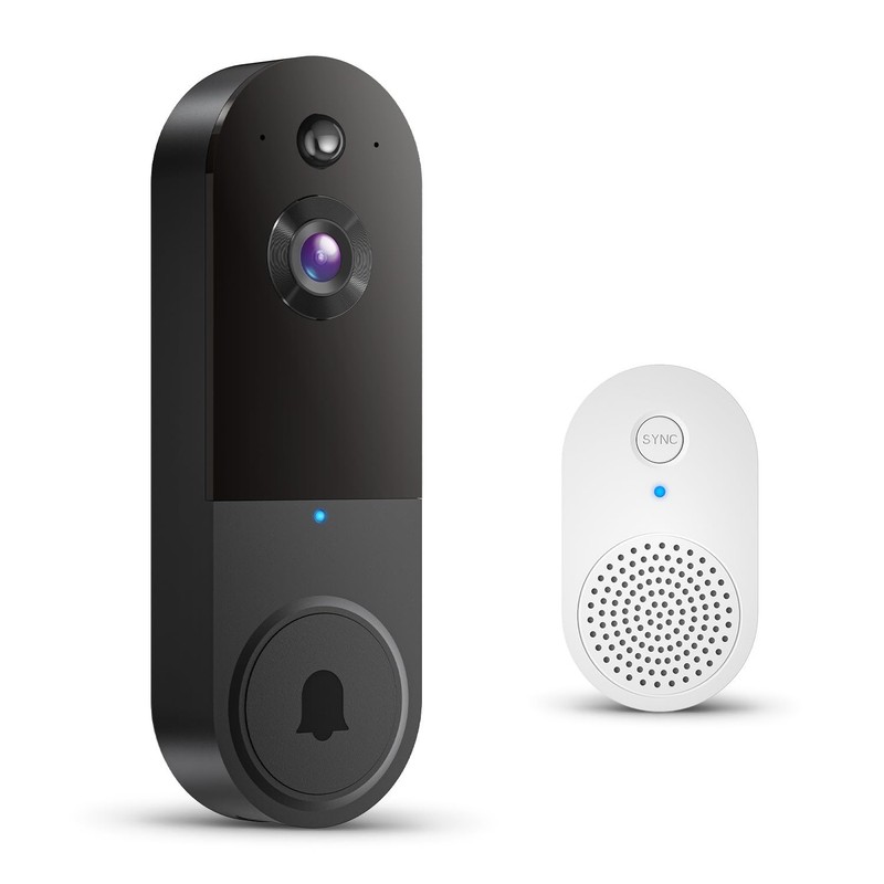 Cámara De Timbre Video Inalámbrica Wi-fi Con Audio 2-Vias y Detección Movimiento