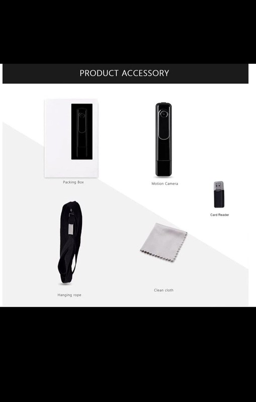Mini Body Camera HD 1080P Portable Video Audio Recorder USB gallery