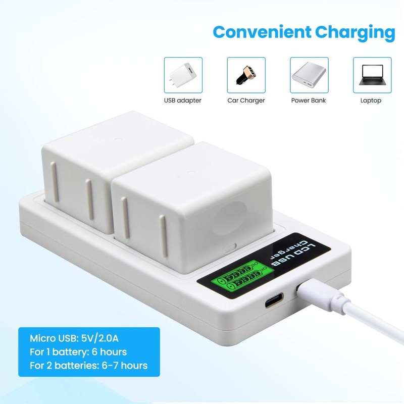 Dual Charger & 2 Li-ion Batteries for Arlo Ultra, Ultra 2 gallery