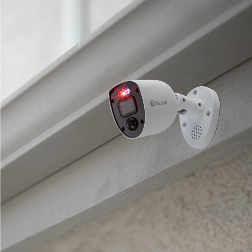 4pcs/lot Swann Add-On DVR Bullet Security Camera System with Sensor Spotlight gallery