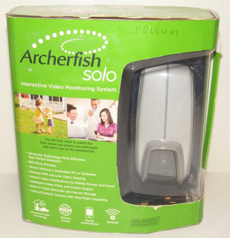 Archerfish Solo Interactive Video Monitoring System Wireless Camera With DVR