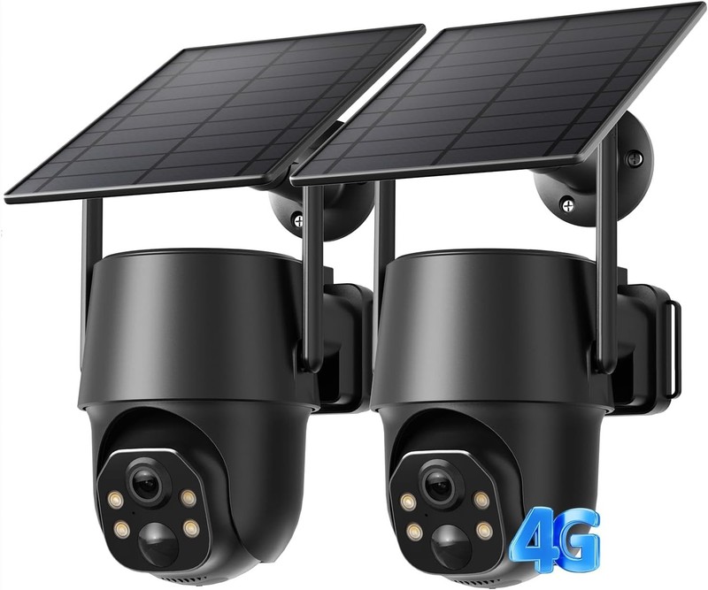 360° View Solar Camera, 4G LTE Cellular, No WiFi, Rated gallery