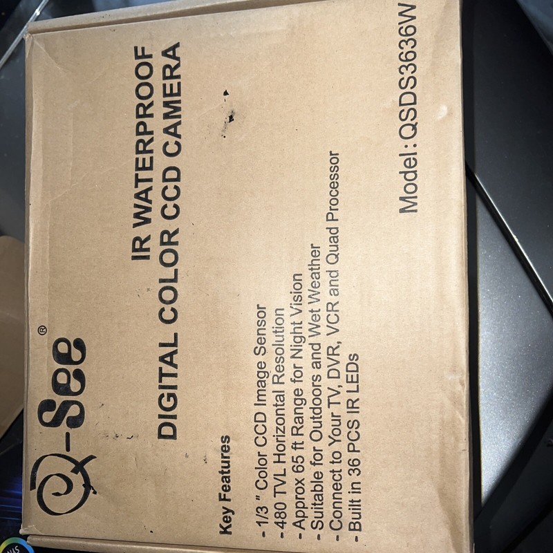 q-see qsds3636w Outdoor CCD Night Vision Up To 65ft 3.6mm Lens 1/3” Sony Sensor gallery