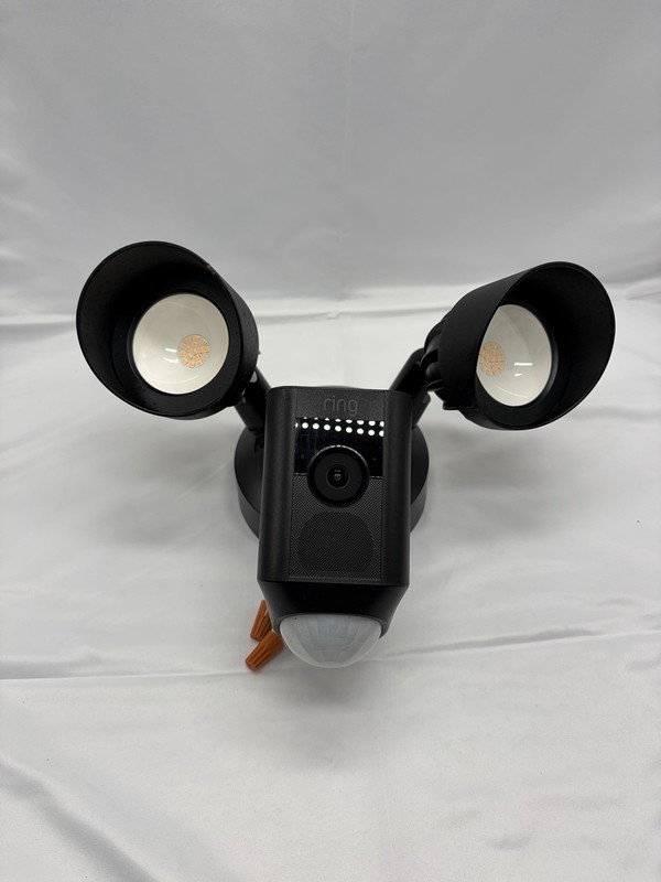 Ring 5AT3T2 Floodlight Cam Wired Plus Outdoor 1080p HD Security Camera