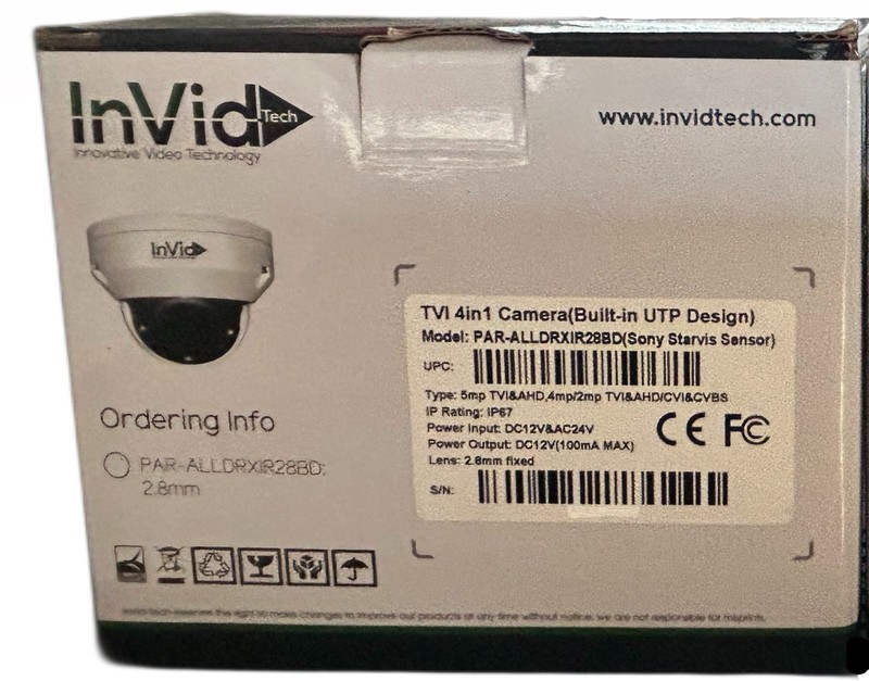 Invid TVI 4in1 Camera PAR-ALLDRXIR28BD gallery