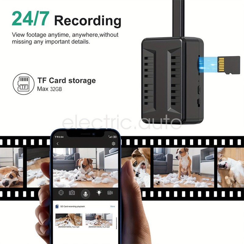 Flexible Lens Mini WiFI Camera 1080P HD IP Home Security Cam Remote Monitoring gallery
