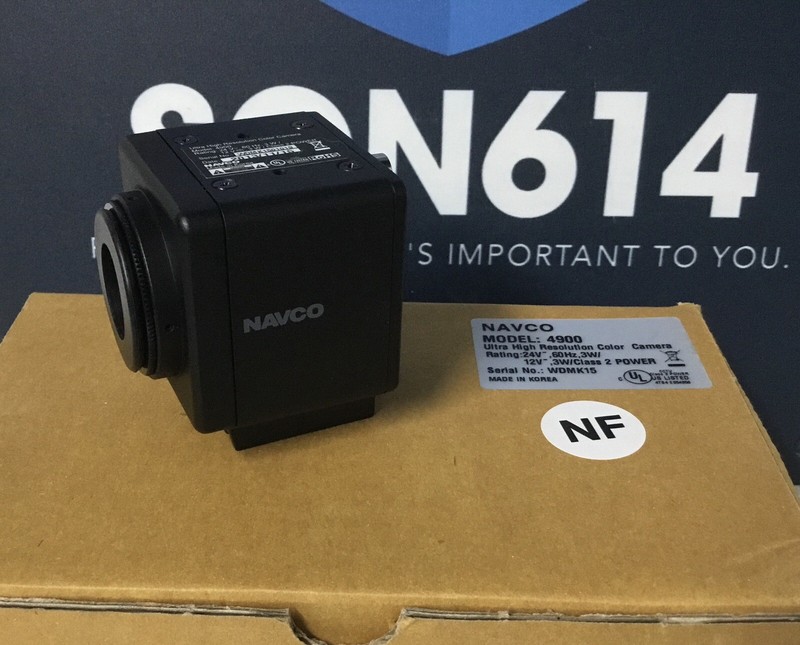 NAVCO 4900 Security Cube Color Camera W/3.5-8mm Lens OSD Wall Mount Bracket NEW! gallery
