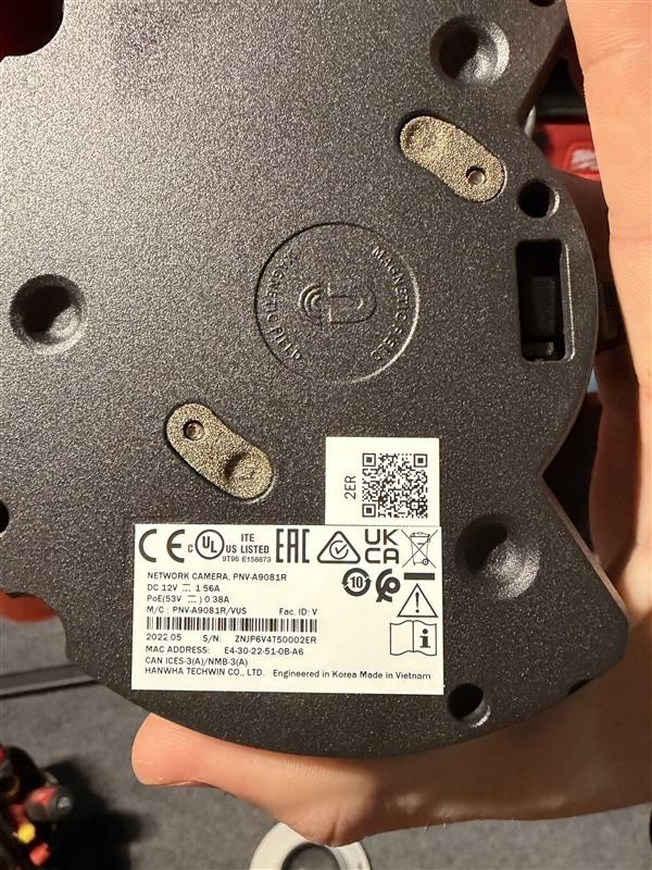 Hanwha Techwin PNV-A9081R 4K IR Outdoor Vandal Dome AI Camera gallery