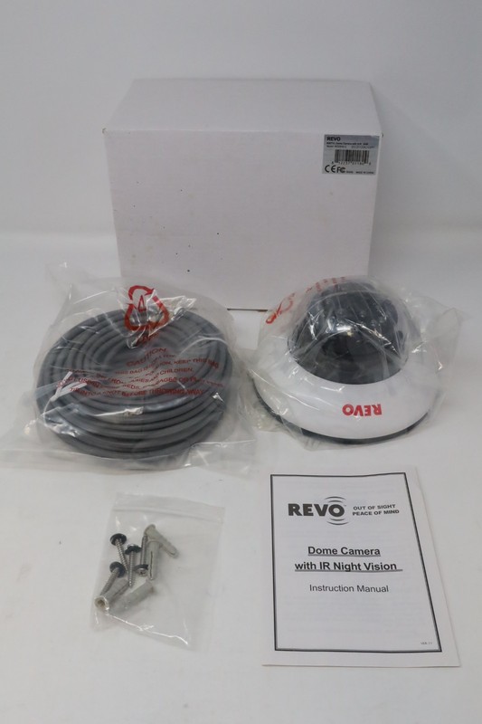 Revo Dome Camera w/IR Night Vision RCDS30-2 New Open Box