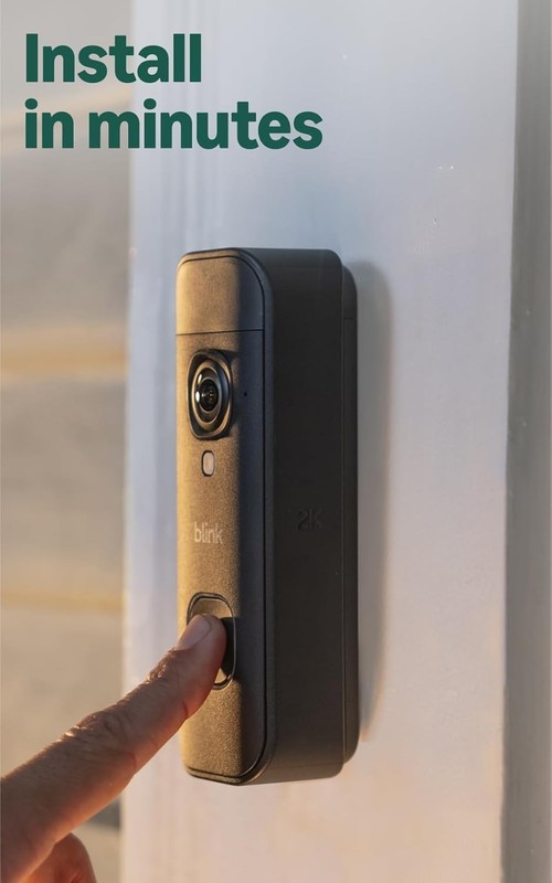 Blink Battery Doorbell 2K+ (newest model) — Wireless video doorbell, 2K resoluti gallery