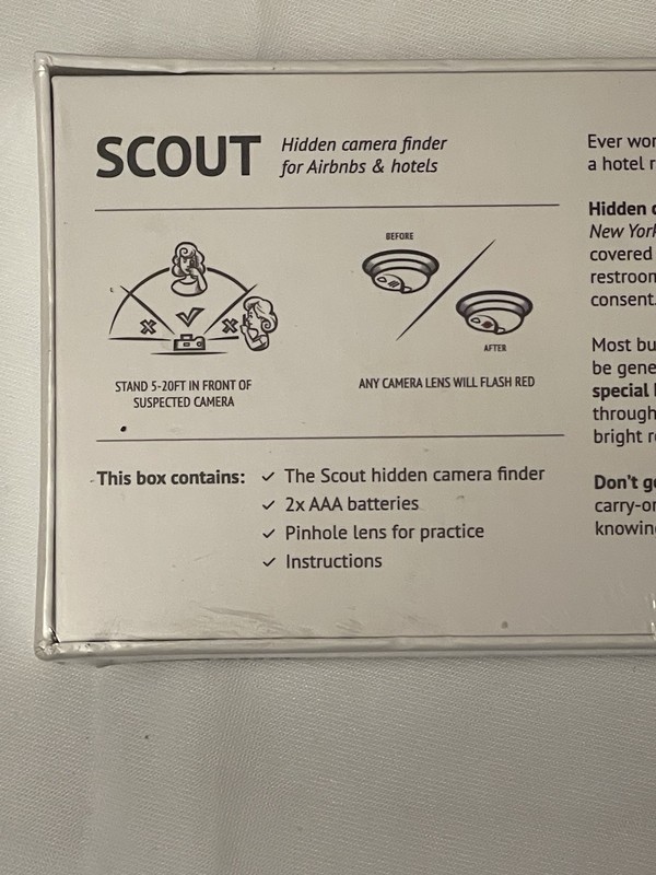 New Camera Finder For Hotel Vacation Safety gallery