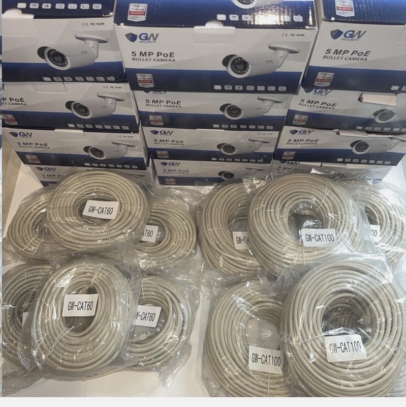 GW 16 Channel 4K NVR 16 5MP 1920P PoE IP 12 Microphone Outdoor NEW