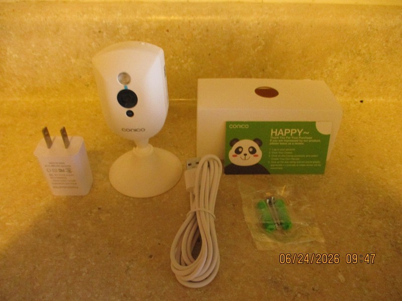 Conico Wireless IP Camera Model:813E Motion Detection Sound Detection 1080P gallery