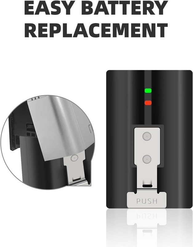 2-Pack 6040mAh Rechargeable Ring Battery & Charger Station for Secure Monitoring gallery