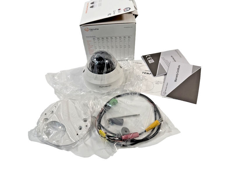 NEW Hanwha Vision QNV-7012R Wisenet Q 4MP IR Outdoor Network Dome IP Camera PoE