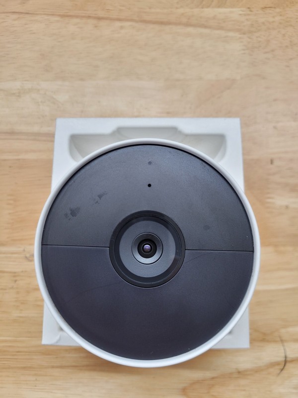 Google Nest Cam Indoor/Outdoor Battery Surveillance Camera, G3AL9 - Snow, 2-Pack gallery