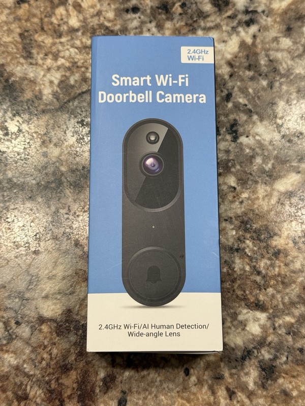 Smart 2.4GHz Wi-Fi Doorbell Camera Wide Angle Lens NEW gallery