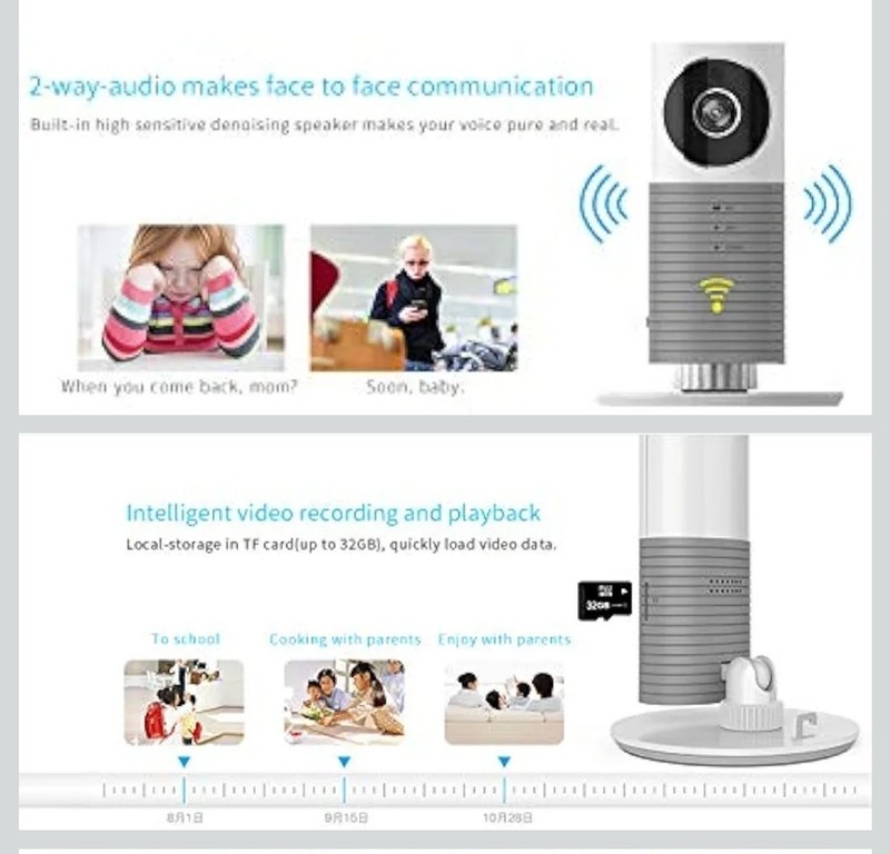 (5) Trivision Clever Dog Wi-Fi Camera Motion Sensor Night Vision Cam Audio Video gallery