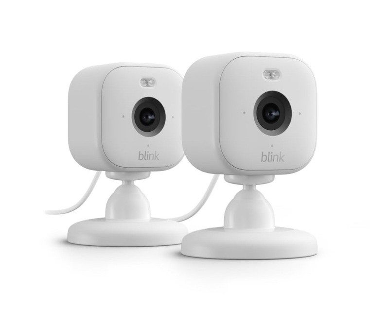 Blink Mini 2 – Home Security & Pet Cameras w/ HD video, color night (2 Cameras)