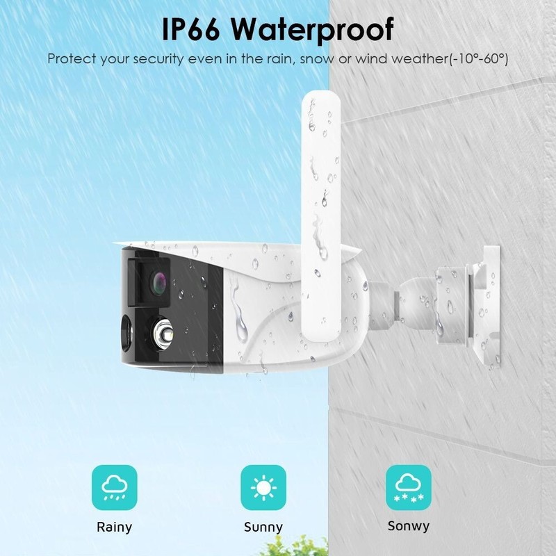 4K 8MP IP Surveillance Camera WiFi Night Vision Wide Angel Outdoor CCTV Camera gallery