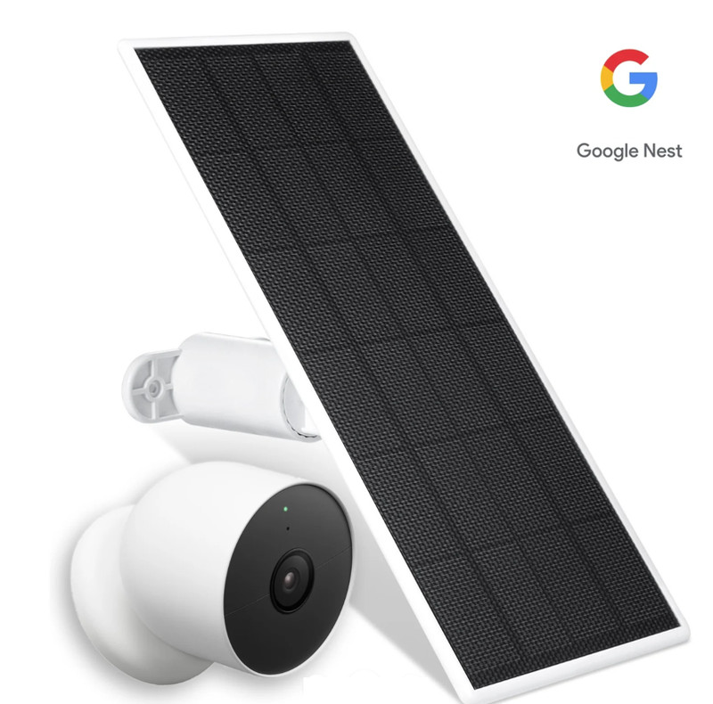 Google Nest Cam Indoor/Outdoor 2nd Gen 1080p Security Camera With Solar Power