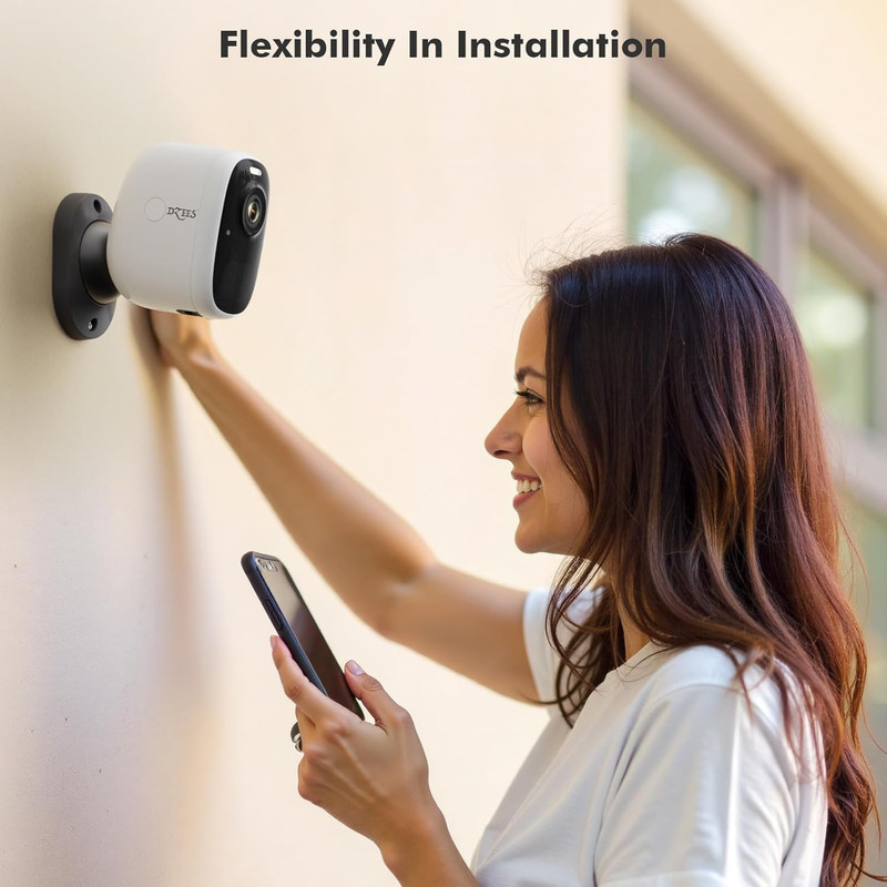 Wireless Security Camera Outdoor with Magnetic Mount, 4MP Battery Powered Securi gallery