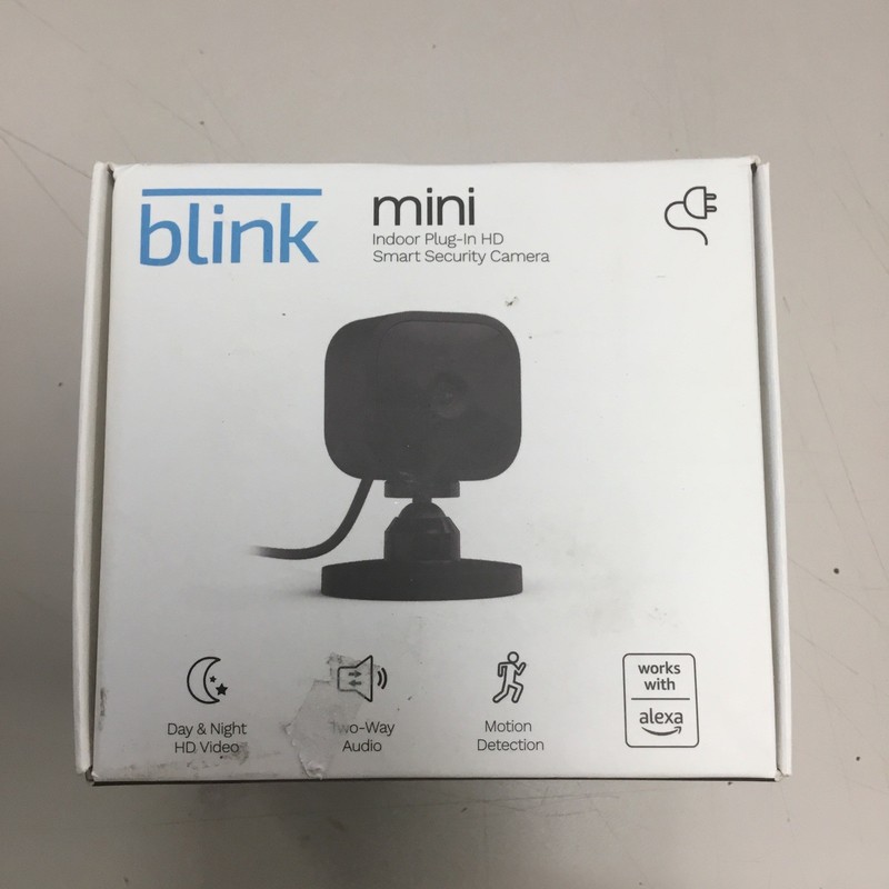 Blink Mini Plug In HD Smart Security Camera (black)
