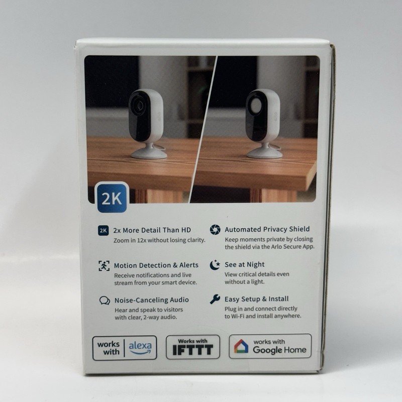 New, Arlo Essential Indoor Camera HD (2nd Gen) Wired Security Camera gallery