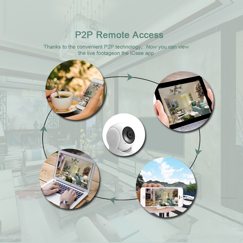 wifi wireless 720p HD home security Two Way Audio Night Vision Baby Monitor gallery
