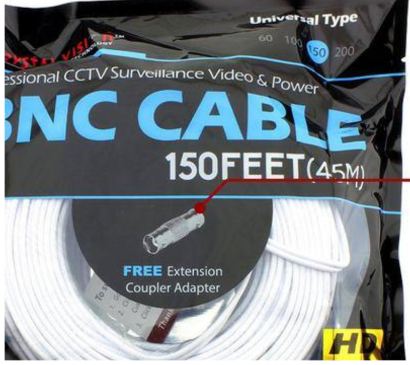 Crystal Vision Premium 1080P HD BNC CCTV Surveillance Security Camera Combo