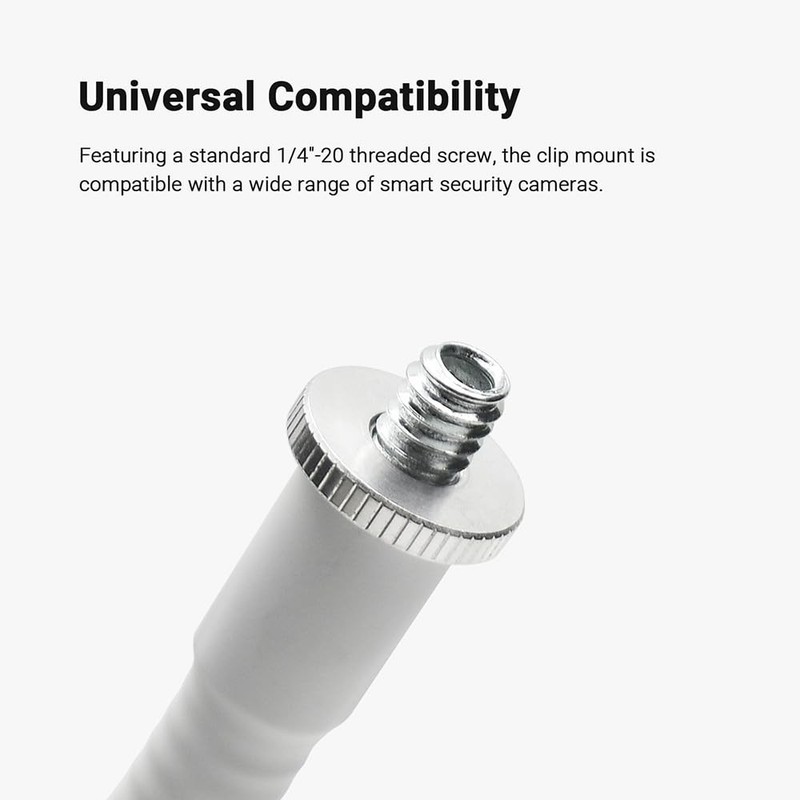 Flexible Clip Mount With 15cm Gooseneck For Indoor And Outdoor Security Cameras gallery